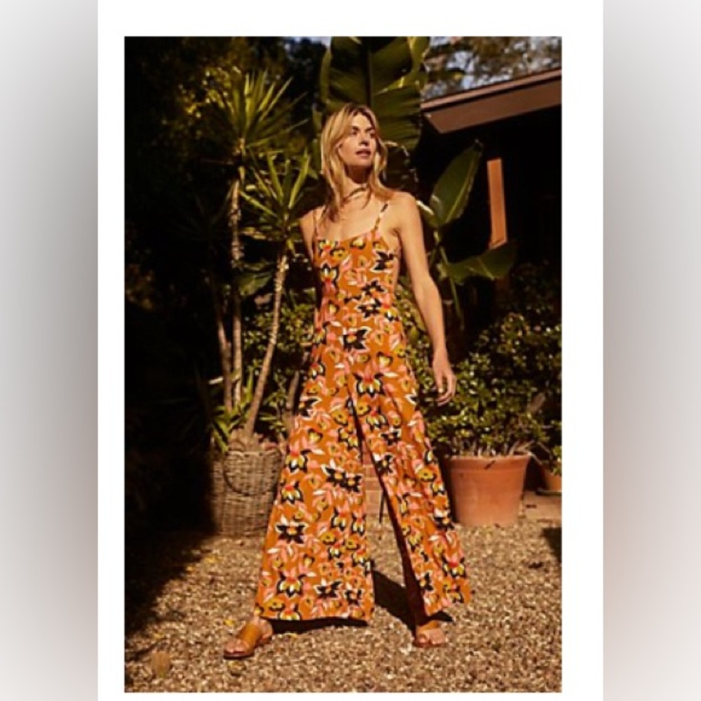 Free People “coco” one piece in sand color